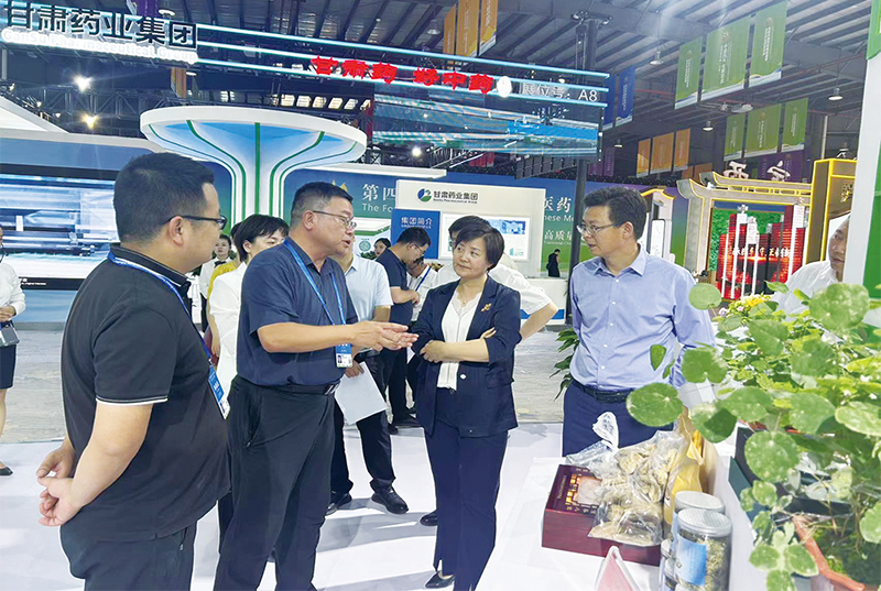 我公司设计施工的陇南馆亮相第四届中国(甘肃)中医药产业博览会