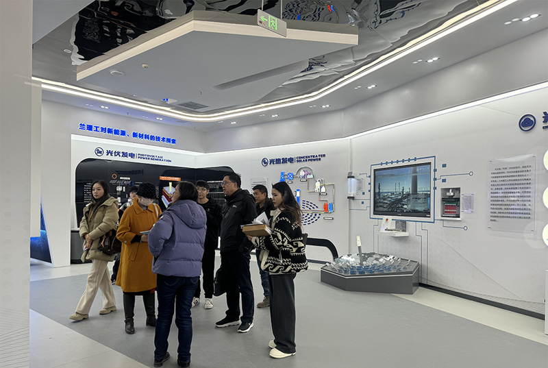 2025年12月12日，我公司设计施工的兰州理工大学高新技术成果展厅交付使用